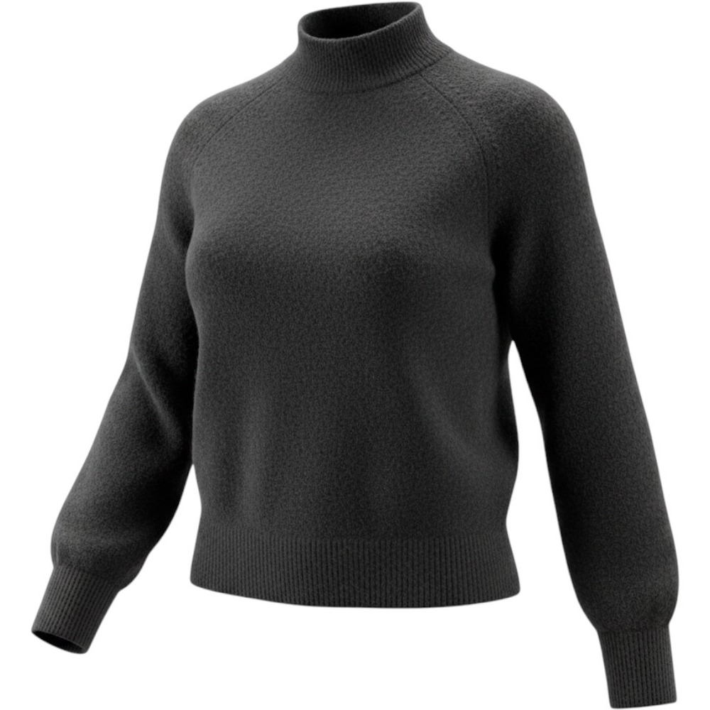J.Crew Womens Merino Alpaca Blend Mockneck Sweater black CB945 Size M